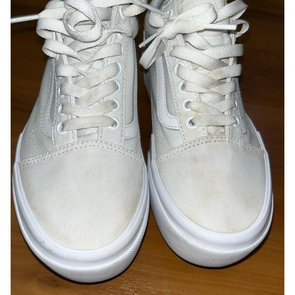 Mens Vans Old Skool Stacked Lace Up Platform Sneakers Shoes - Picture 3 of 6